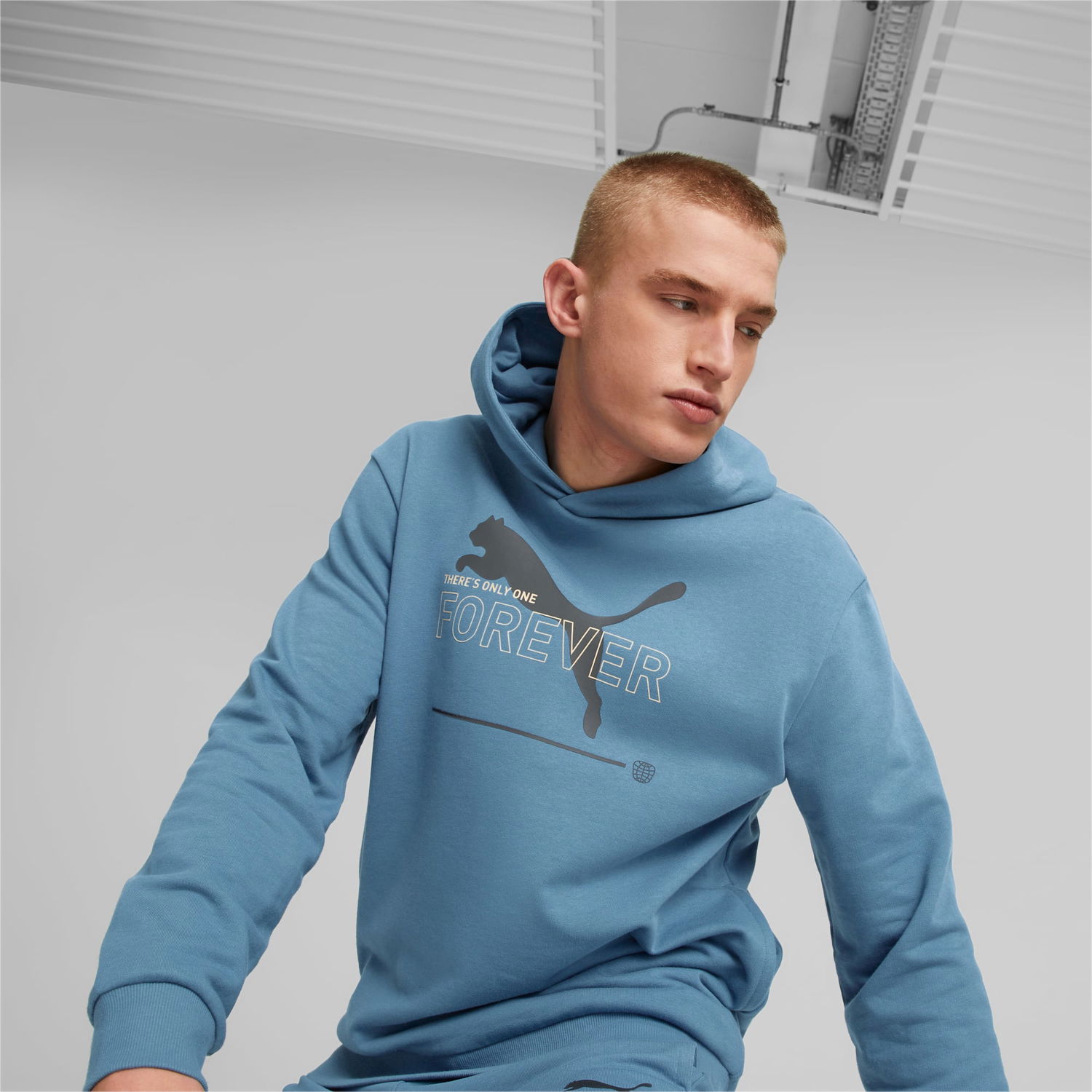 Mikina Puma Better Essentials Hoodie Modrá | 673293_17, 1