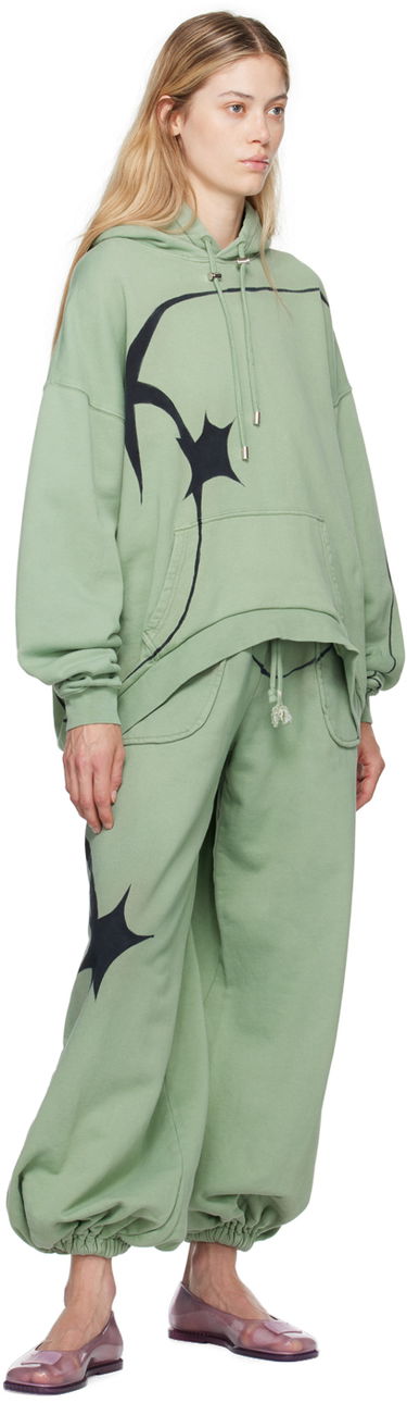 Mikina Collina Strada Collina Strada Round Hem Hoodie Zelené | XX8737, 3