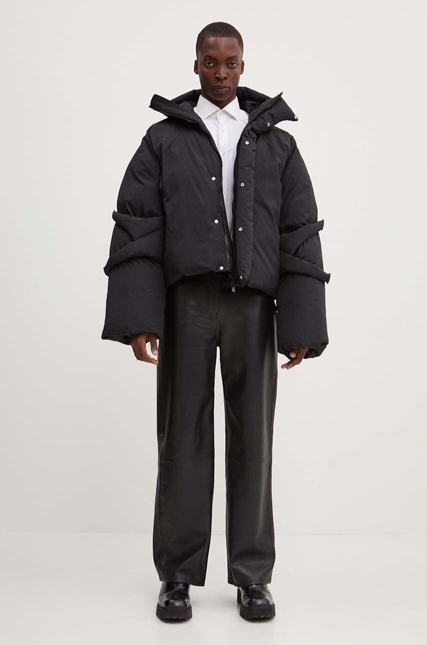Prešívaná bunda HELIOT EMIL Black Puffer Jacket Čierna | PREAW24.M.02.131.BLK01, 1