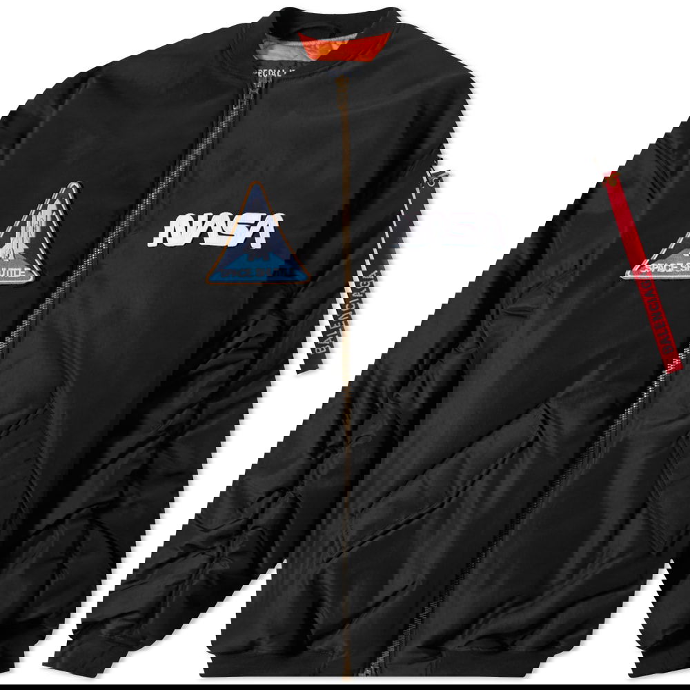 Bomber bunda Balenciaga NASA Oversized Bomber Jacket Čierna | 663083-TYD31-1000, 0