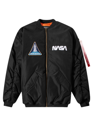 Bomber bunda Balenciaga NASA Oversized Bomber Jacket Čierna | 663083-TYD31-1000