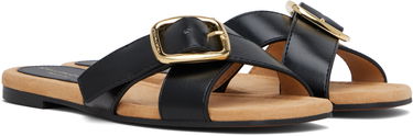 Doplnky Stella McCartney Stella McCartney Gaia Brushed Alter Mat Sandals Čierna | 810572W0U70, 3