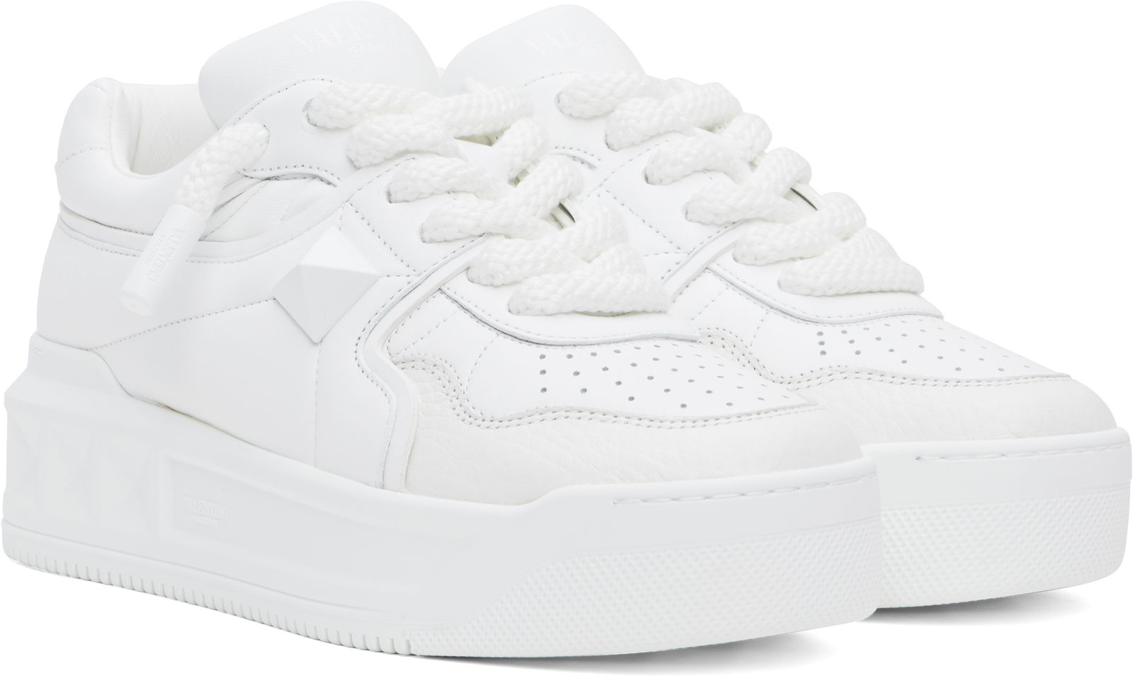 Valentino Garavani One Stud XL Nappa Leather Low-Top