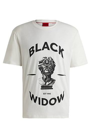 Tričko BOSS T-Shirt Black Widow Spider Graphic Biela | 50530684, 0