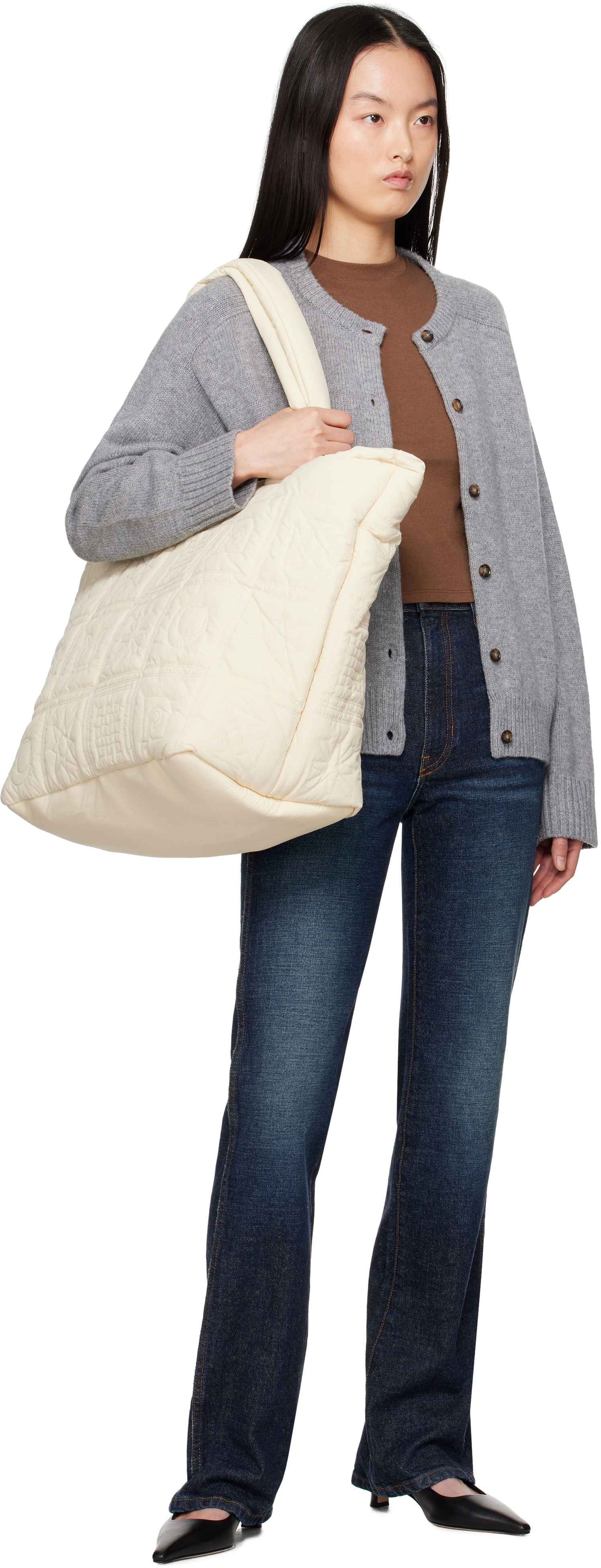 Nanushka Symbol Quilted Tote