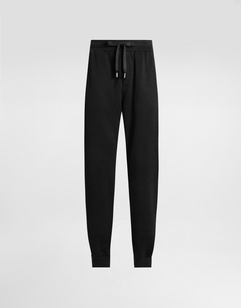 Tepláky Dolce & Gabbana Jersey Trousers With Patch Čierna | GVS2HZG7PZGN0000