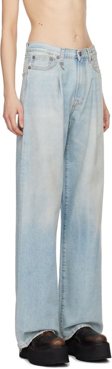 Džínsy R13 R13 Damon Pleated Jeans Modrá | R13W3147-897A, 1
