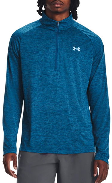 Tričko Under Armour Tech 1/2 Zip Tee Navy | 1328495-426, 0