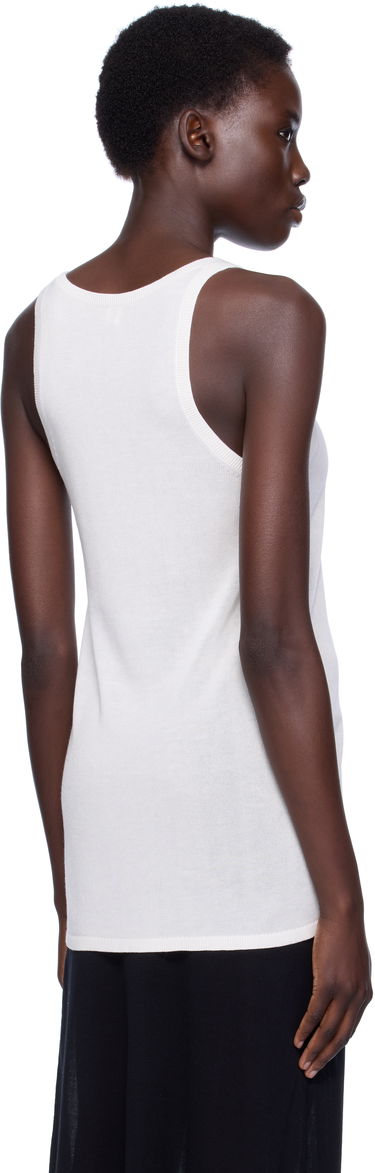 Tielko TOTEME TOTEME Knit Tank Top Biela | 253-WRT0530-YA0079, 2