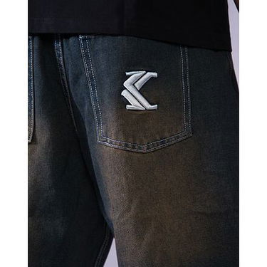 Šortky Karl Kani Karl Kani OG Denim Baggy Shorts W30 Modrá | KK-60100040, 3
