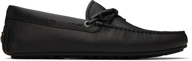 Tenisky a topánky BOSS BOSS Grained-Leather Driver Sole Loafers Čierna | 50536247, 0