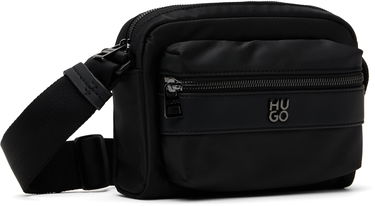 Taška cez rameno BOSS HUGO Twill Crossbody Bag Čierna | 50547390, 2