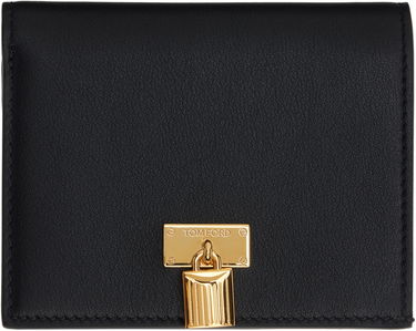 Peňaženka Tom Ford Tom Ford Grain Leather Padlock Compact Wallet Čierna | S0518-LCL490G, 0