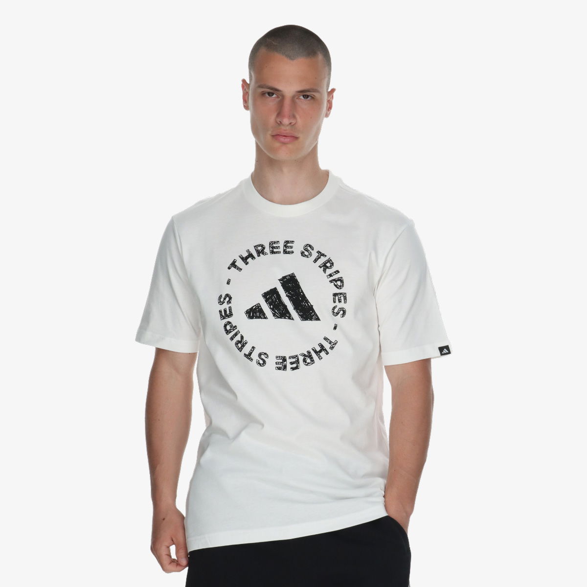 Tričko adidas Originals Sketch Embroidered T-Shirt Biela | JY8043, 1