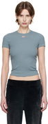 Diesel T-Ele-Long-D Ribbed Cropped T-Shirt