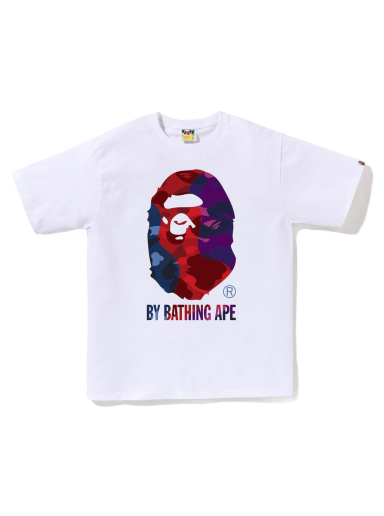 Tričko BAPE Color Camo Crazy By Bathing Ape Tee Biela | 1J30-110-048