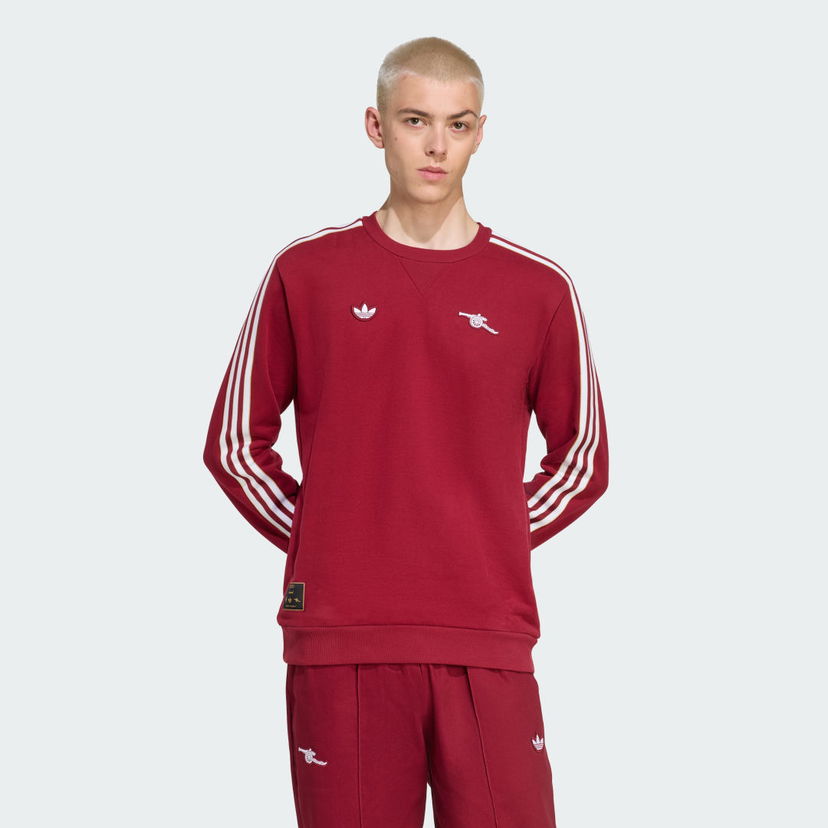 Mikina adidas Performance Arsenal Terrace Icons Sweatshirt Červená | JM9397