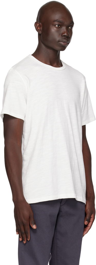 Tričko rag & bone Rag & Bone Men's Crew Neck T-Shirt Biela | M000T046G, 4
