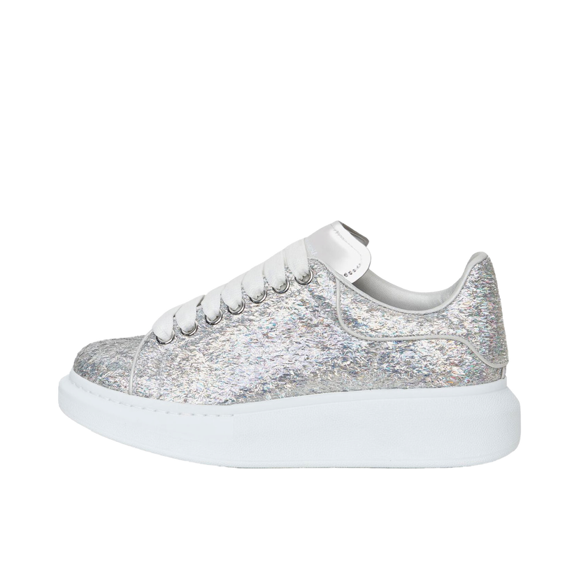 Tenisky a topánky Alexander McQueen Oversized Silver Holographics Glitter Metalická | 742664W4W718699
