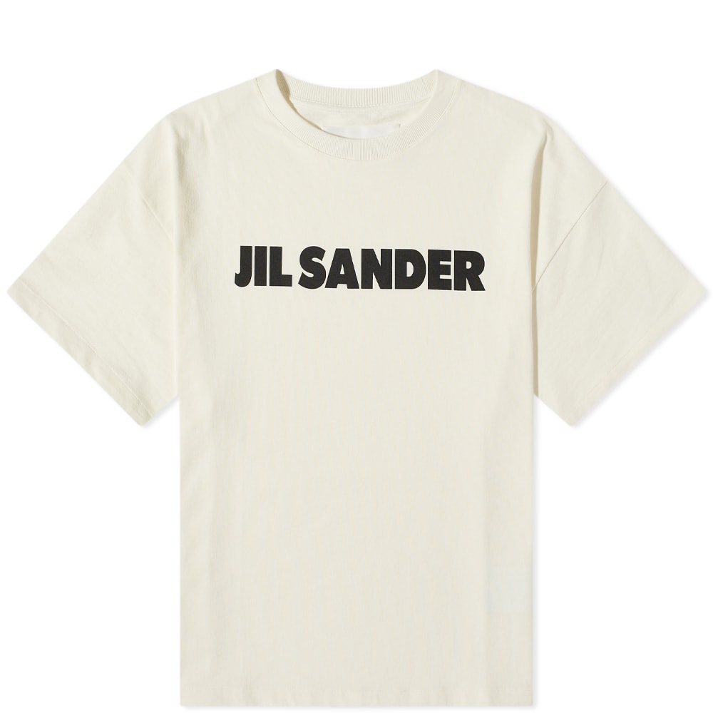 Tričko Jil Sander Logo Tee Béžová | JSMU707045-MU248708-102, 0