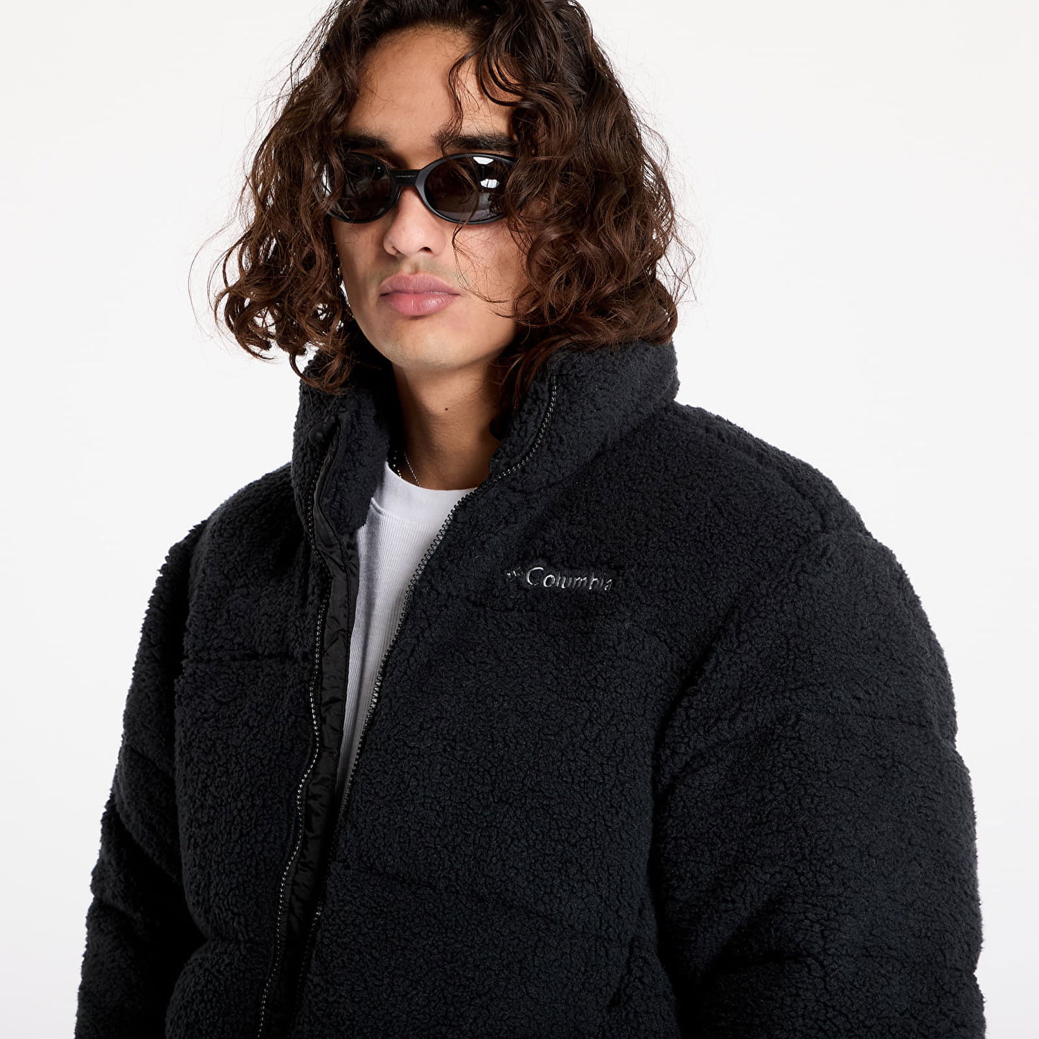 Prešívaná bunda Columbia Puffect™ II Sherpa Jacket Black Čierna | 2086841010, 1