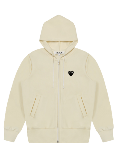 Mikina Comme des Garçons PLAY Zip-Up Hoodie Žltá | AZ T254 051 3
