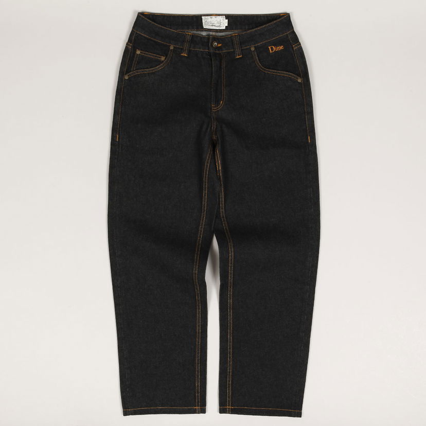 Džínsy Dime Dime Classic Relaxed Denim Pants Čierna | DIMESP2511BLK