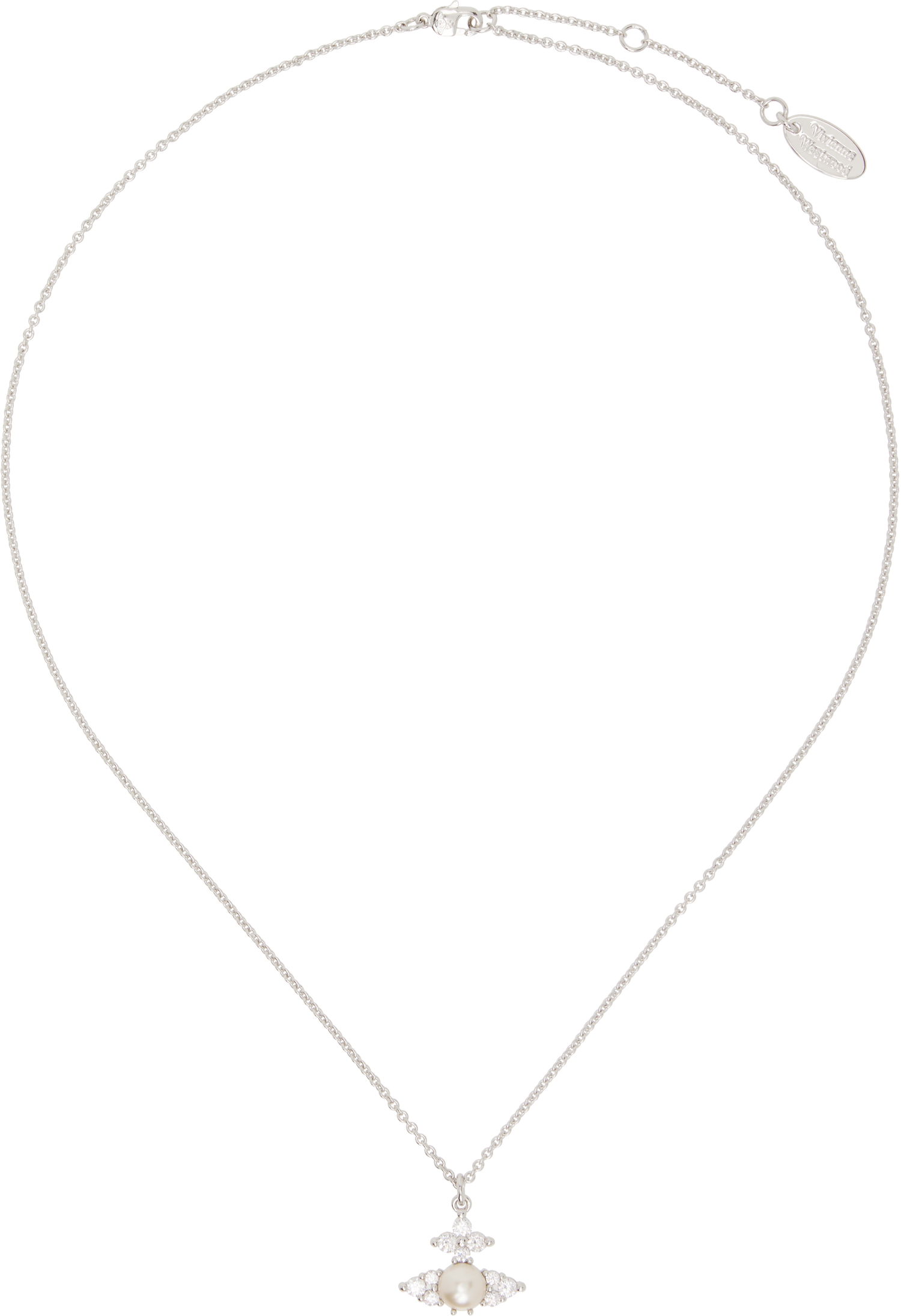 Náhrdelník Vivienne Westwood Pendant Necklace With Crystals Metalická | 630203EP-02P373-, 1