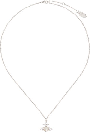Náhrdelník Vivienne Westwood Pendant Necklace With Crystals Metalická | 630203EP-02P373-, 1