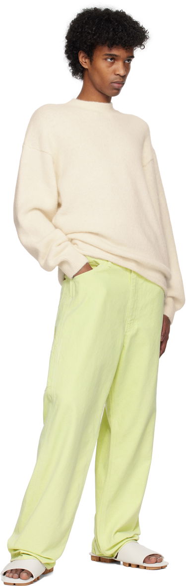 Sveter Jacquemus Les Classiques 'Le Pull ' Sweater "Off-White" Béžová | 24E245KN295-2329, 3