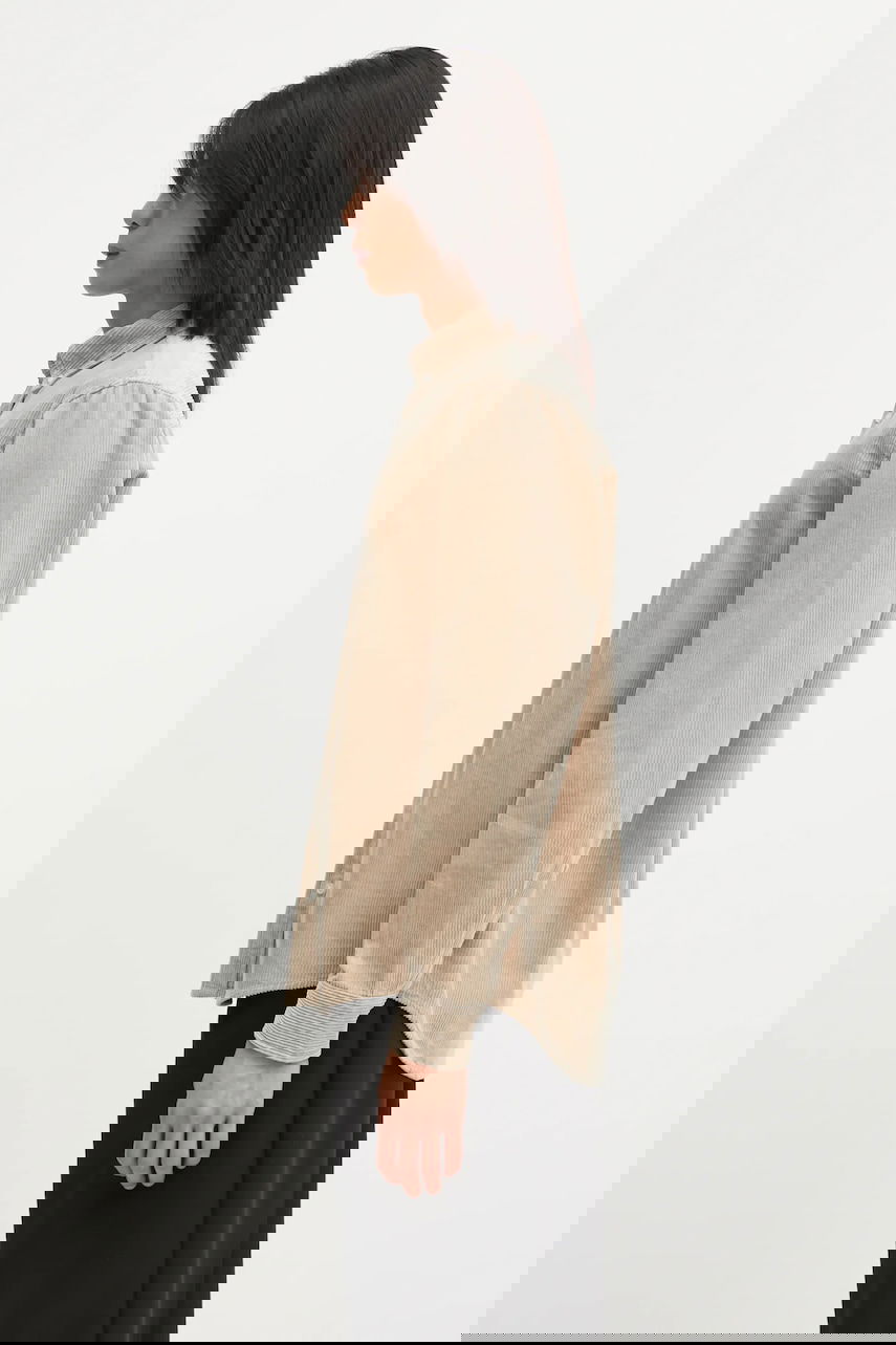 Košeľa Carhartt WIP Madison Corduroy Long-Sleeve Regular Button-Down Shirt Béžová | I029958.0FGXX, 1