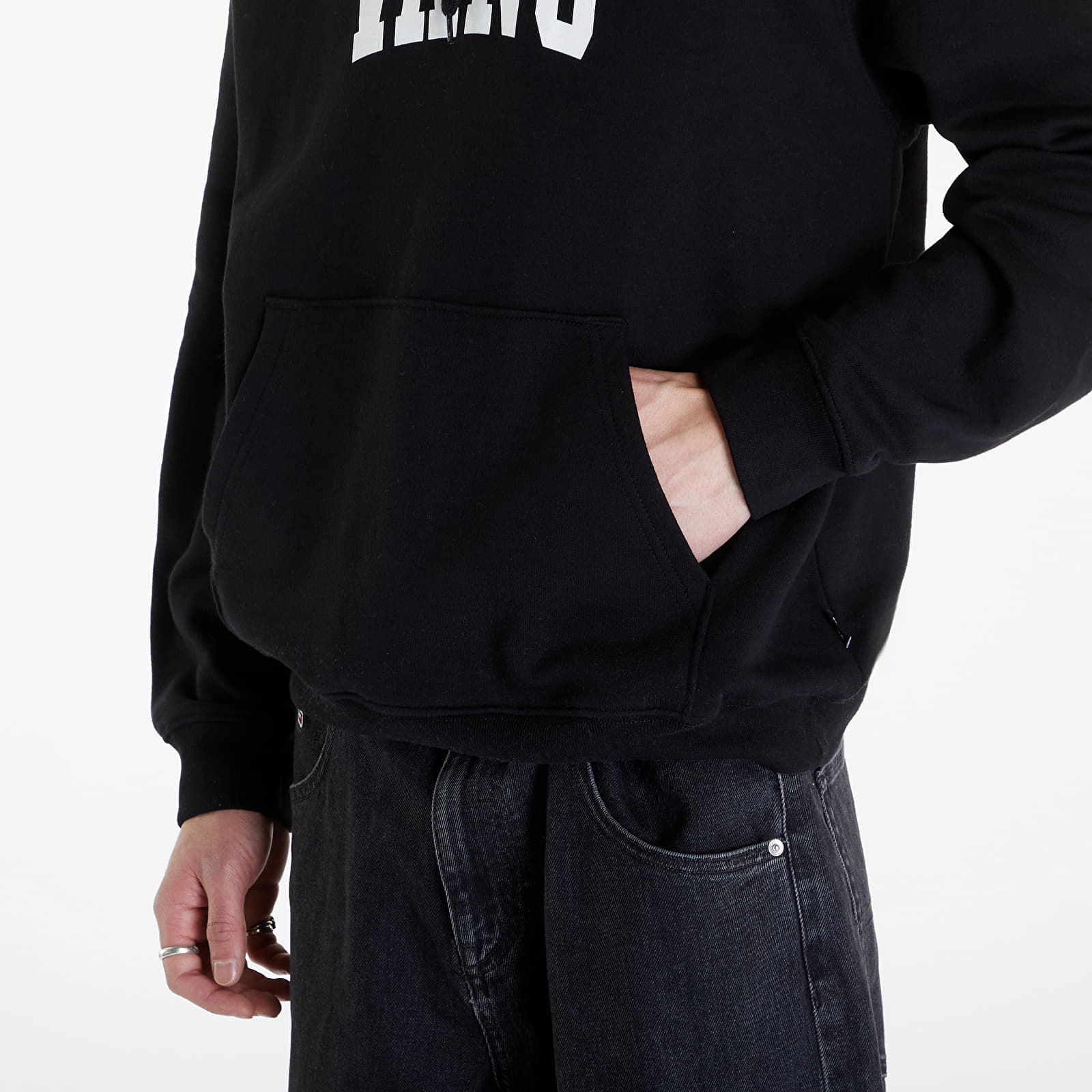 Arched Pullover Hoodie Black