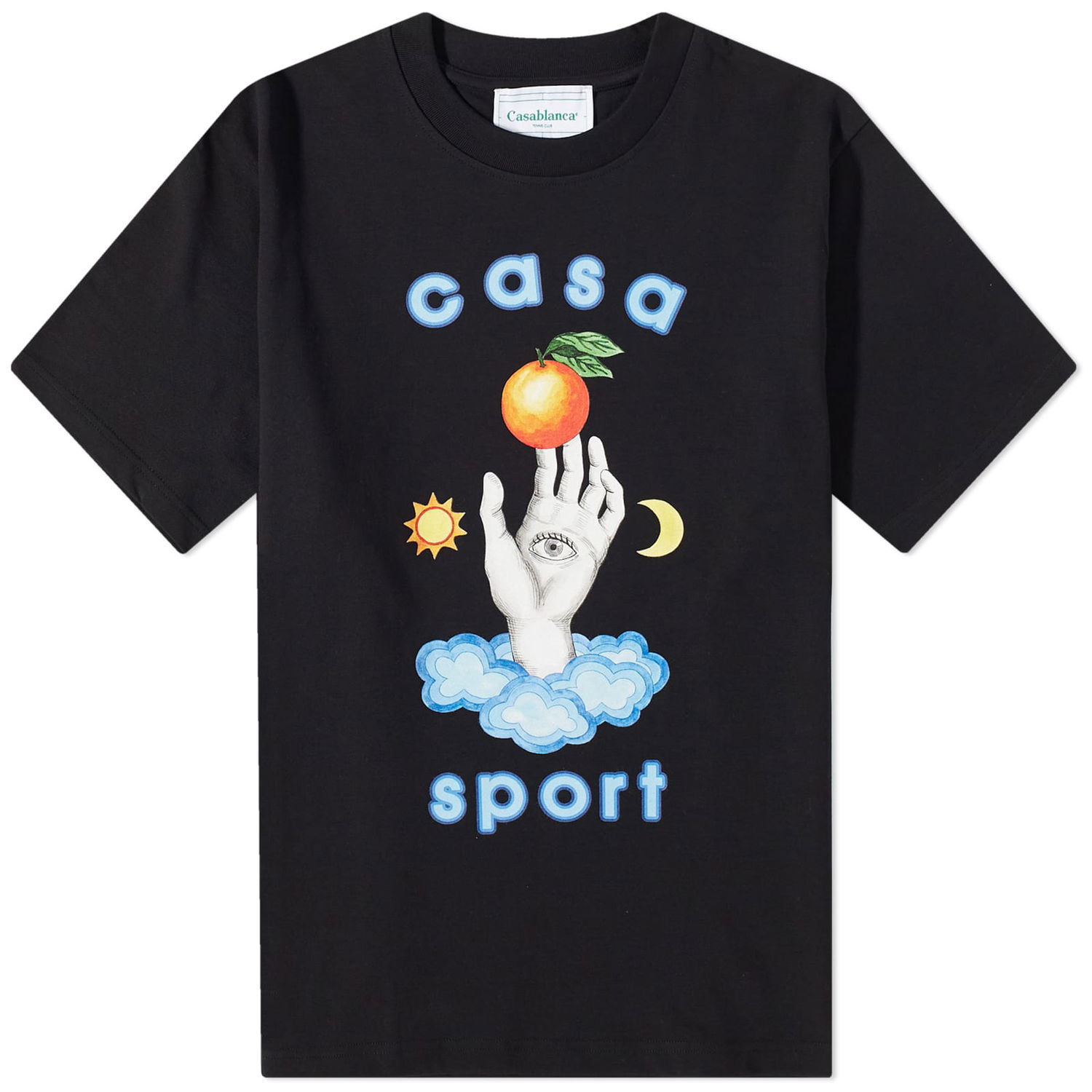 Tričko Casablanca Talisman Tee Čierna | MS23-JTS-001-17, 0