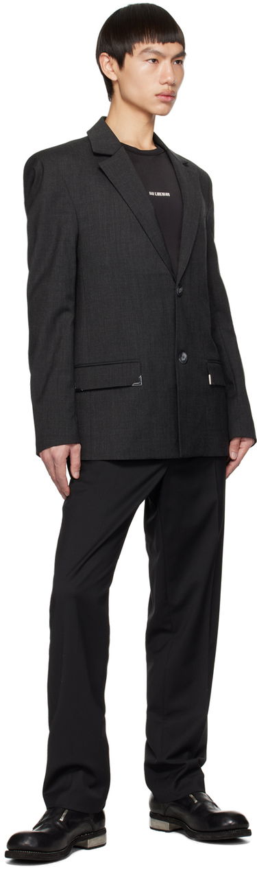 Bunda Han Kjøbenhavn Single-Breasted Blazer Čierna | M-131131, 3