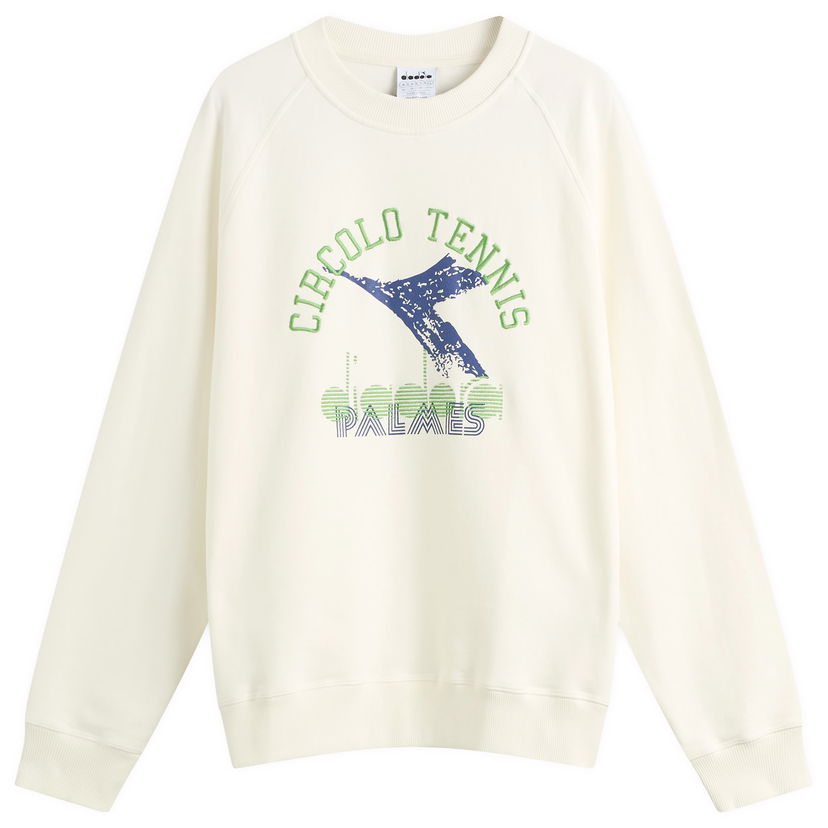 Mikina Diadora Legacy Crew Sweat Biela | 502-182429-20003