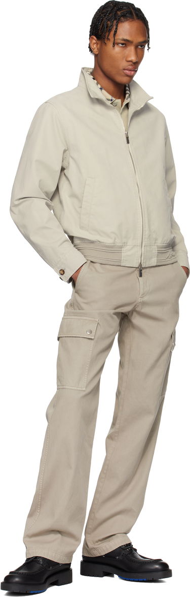 Vetrovka Burberry Burberry Cotton Harrington Jacket Béžová | 8101847, 3