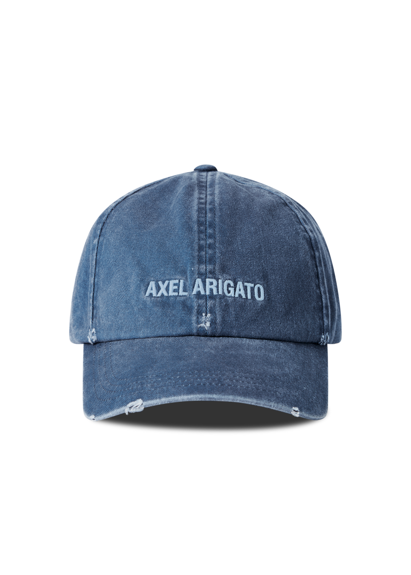 Šiltovka AXEL ARIGATO Distressed Washed Baseball Cap Modrá | X3959004