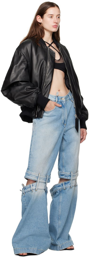 Džínsy The Attico The Attico Long Leg Split Jeans Modrá | 241WCP157 D073, 3