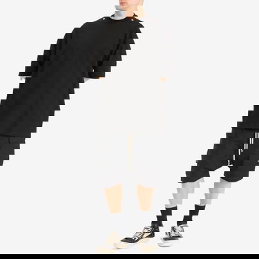 Tričko Rick Owens Rick Owens Eyelet Jumbo T-Shirt, Size Medium Čierna | RU02E1249-BAES2-09, 4