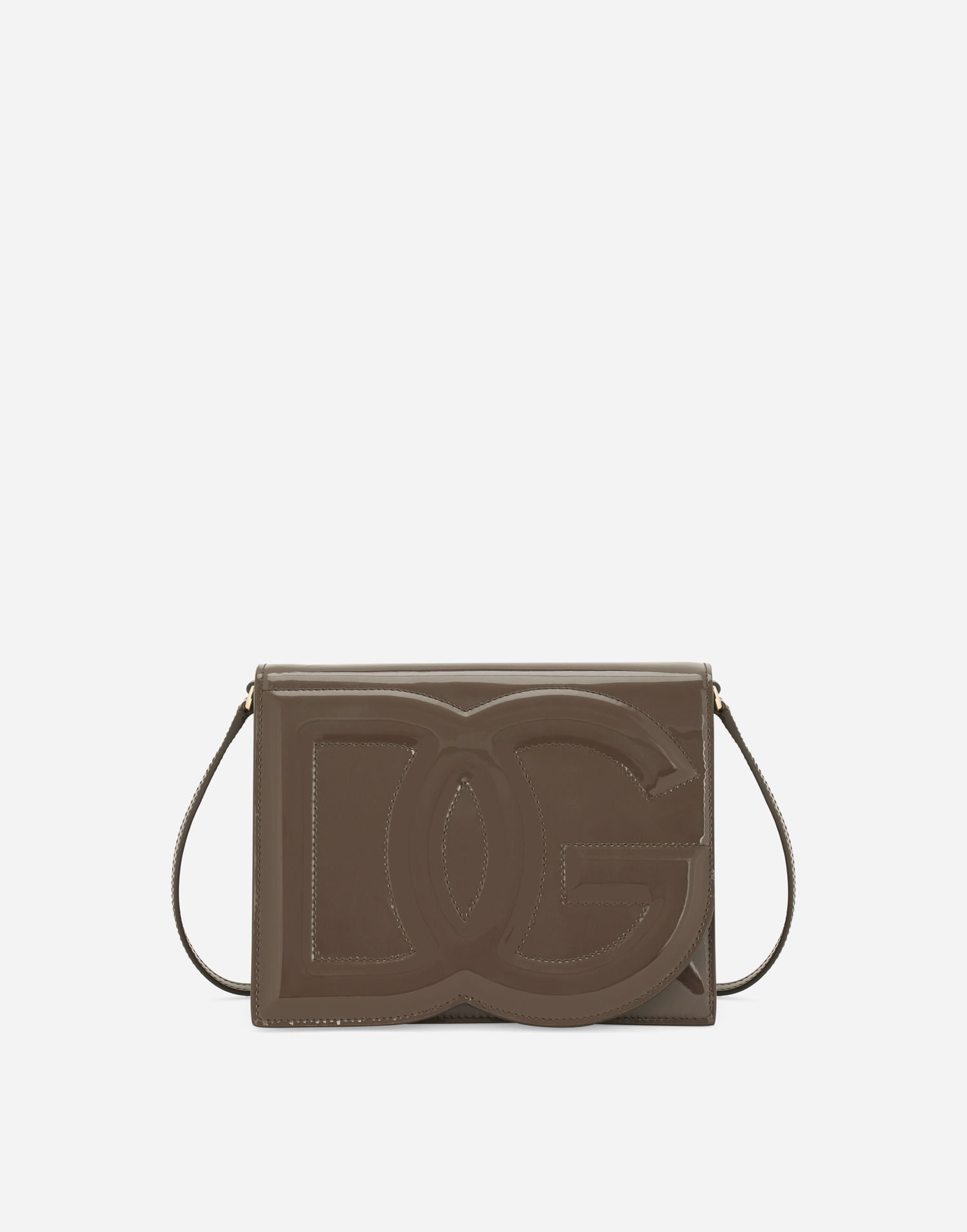 Taška cez rameno Dolce & Gabbana Brown Leather Logo Crossbody Bag Hnedá | BB7287A14718K095, 0
