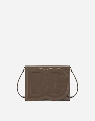 Taška cez rameno Dolce & Gabbana Brown Leather Logo Crossbody Bag Hnedá | BB7287A14718K095, 0