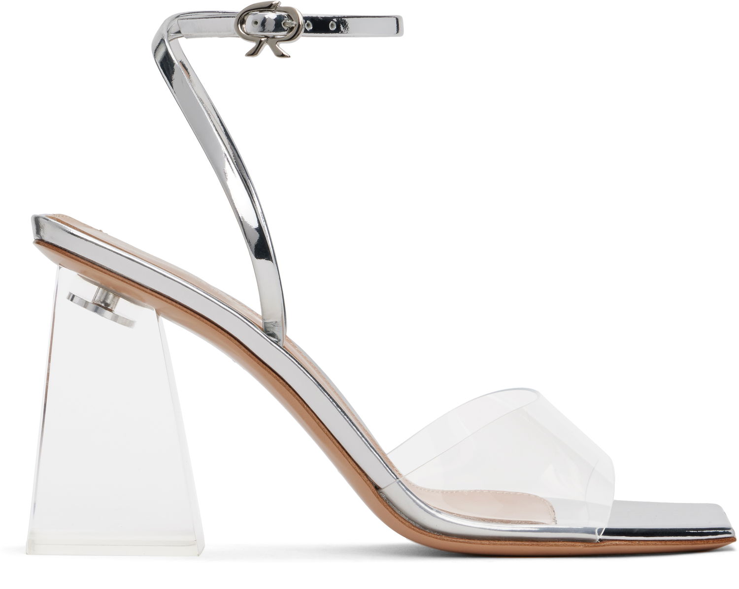 Tenisky a topánky Gianvito Rossi Cosmic 85 Heeled Sandals Metalická | G32208-85PLX-GME, 0