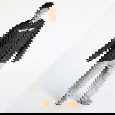 Dres BAPE Flame Graphic Long Sleeve Jersey Čierna | 001LTK301302MBLK, 8