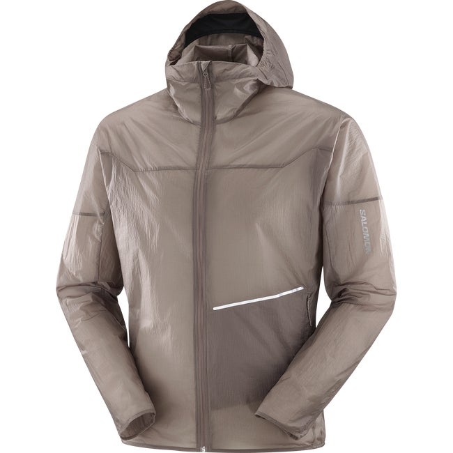 Vetrovka Salomon Sense Aero Wind Jacket Šedá | LC2429100, 1