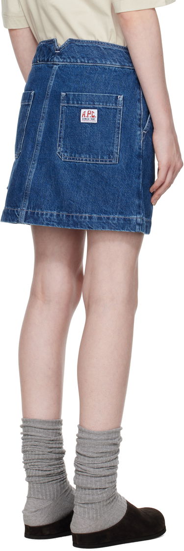 Sukňa A.P.C. Denim Miniskirt Navy | COHET-F06435, 2