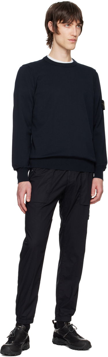 Cargo nohavice Stone Island Stone Island Stretch Cotton Tela Paracadute Sweatpants Čierna | K1S15 3100017 S0003, 4
