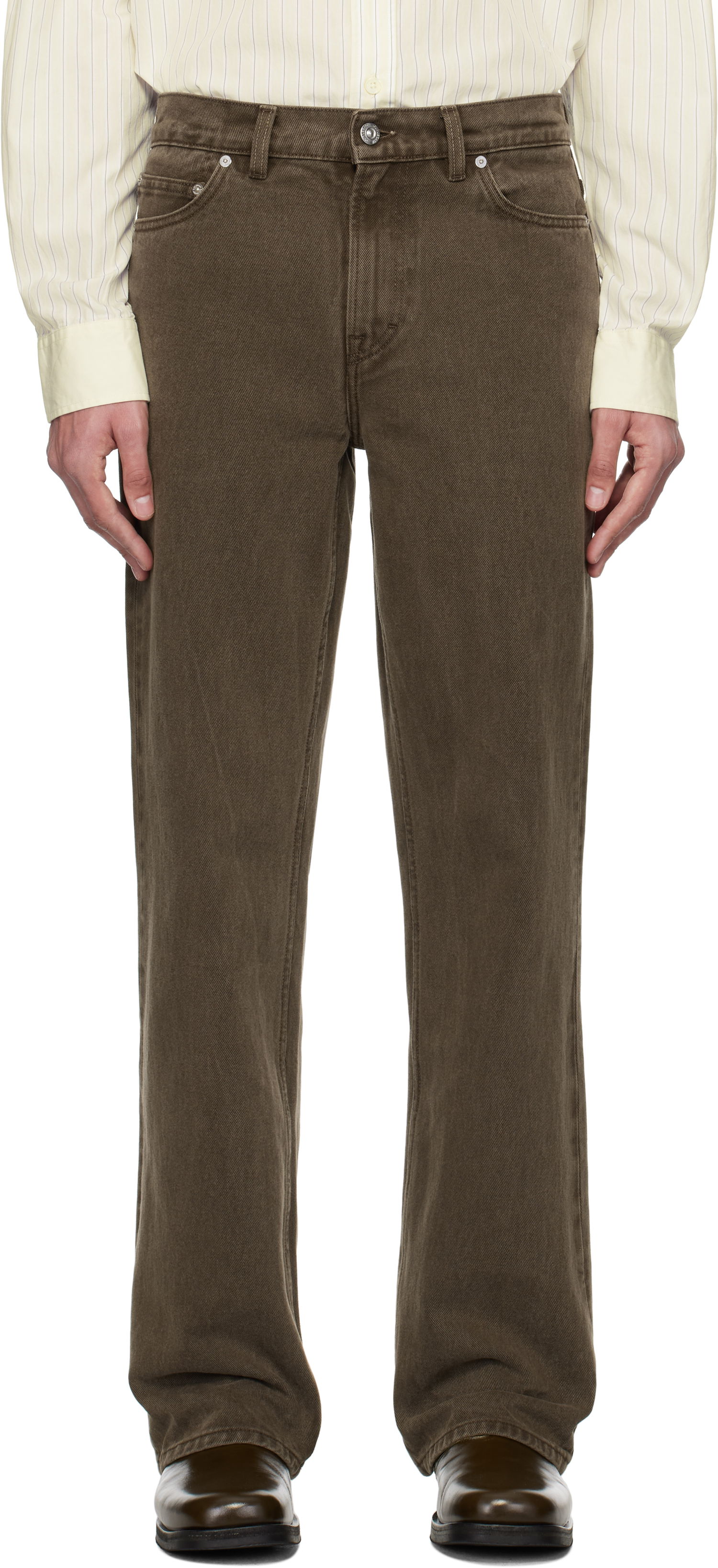 Džínsy OUR LEGACY Our Legacy 70s Cut Jeans Hnedá | M22557CH, 0