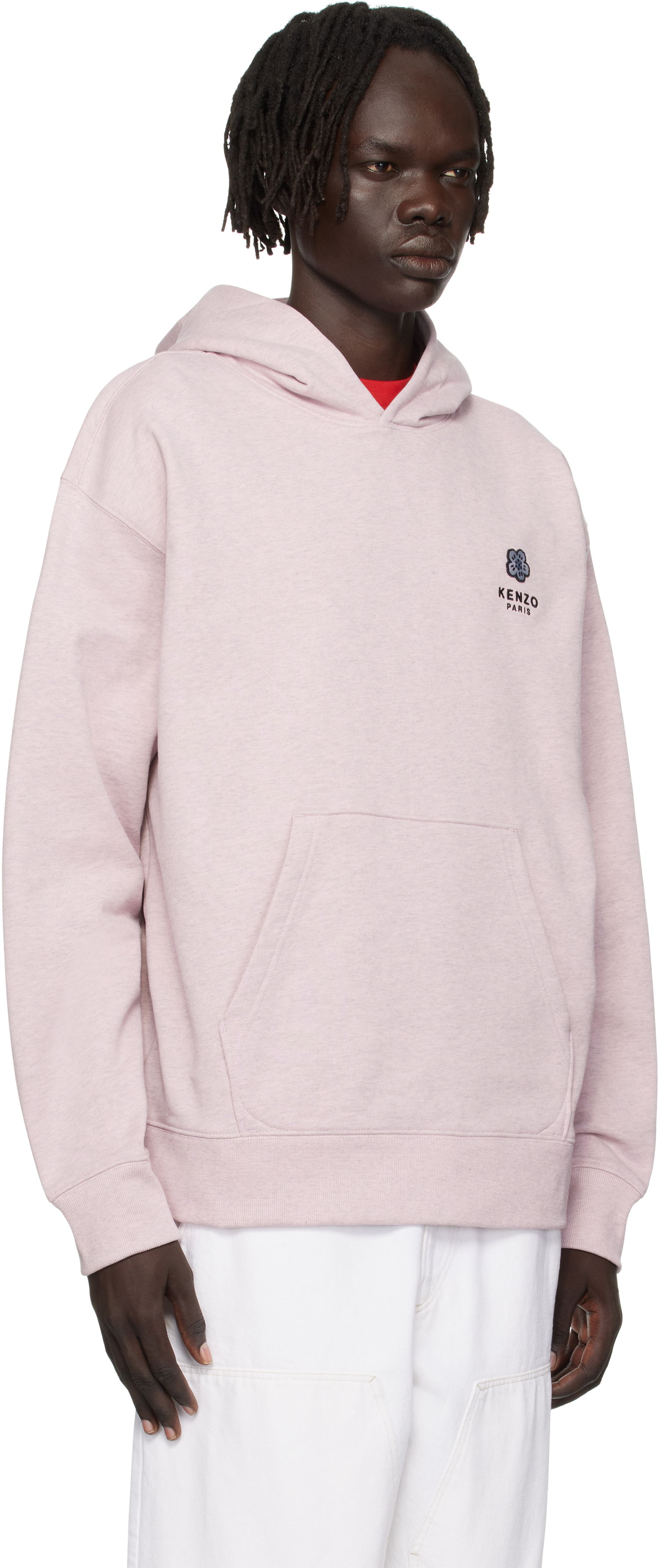 Mikina KENZO Kenzo Paris 'Boke Flower' Embroidered Oversized Hoodie Ružová | FF65HO4514MC, 1