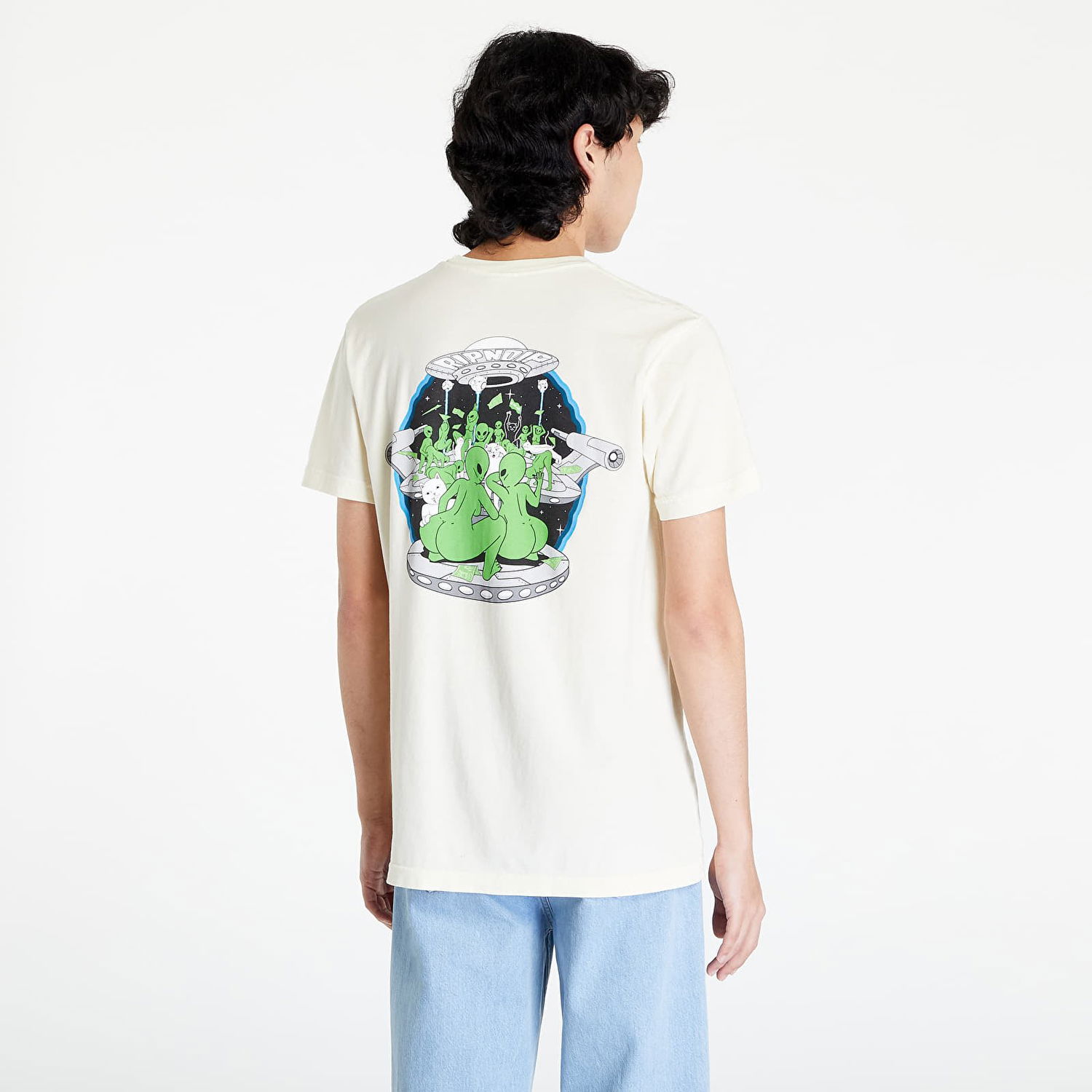 Tričko RIPNDIP St Pocket Tee Biela | RND9578, 0