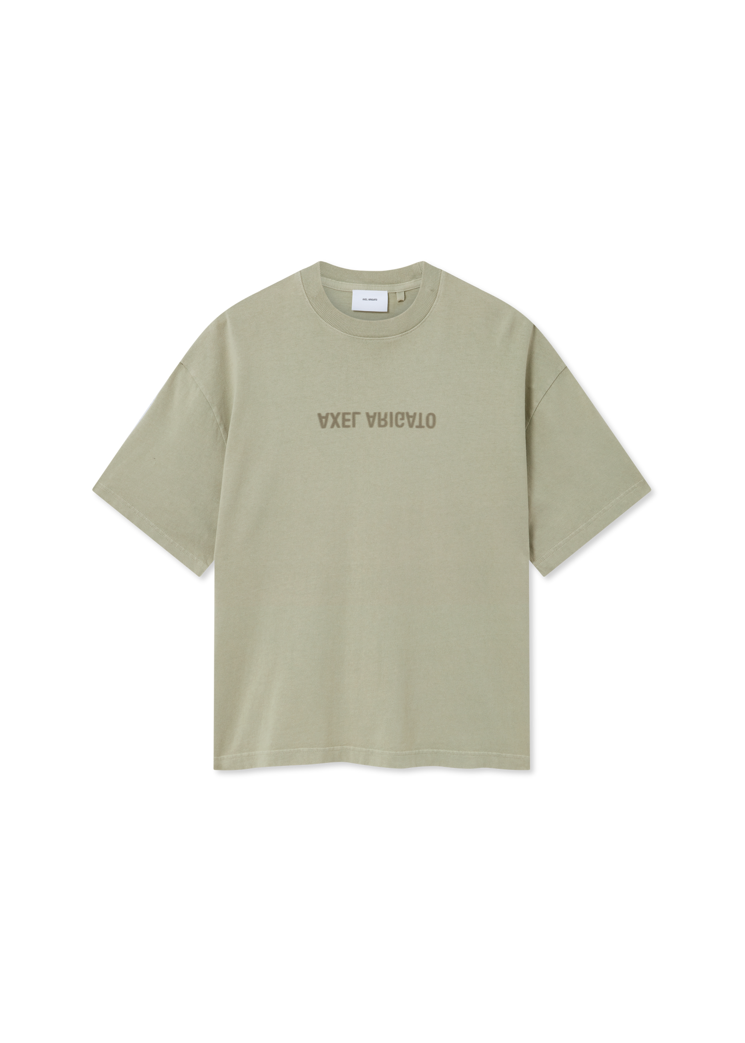 Tričko AXEL ARIGATO Distort Washed T-Shirt Zelené | A3118006, 1